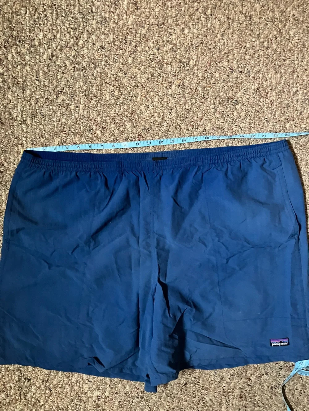 Patagonia Baggies Lined Swim Shorts Pocket Drawstring Mens XXL *READ Elastic Dry